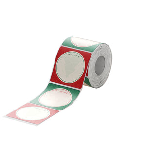 Niimbot Etikettrulle - Snow Gift, runda 50 x 50 mm, 145 st