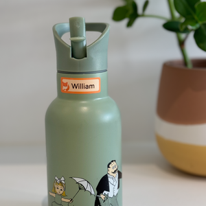 Namnetikett att göra själv för barn