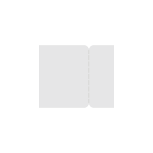 Index-etiketter, transparenta - 30 x 25 mm (265-pack)