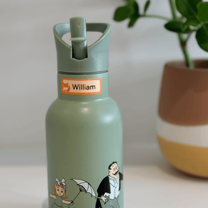 Namnetikett att göra själv för barn