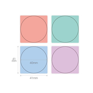 Niimbot Etikettrulle - Glädje, runda 41 x 41 mm, 175 st - LabelMate