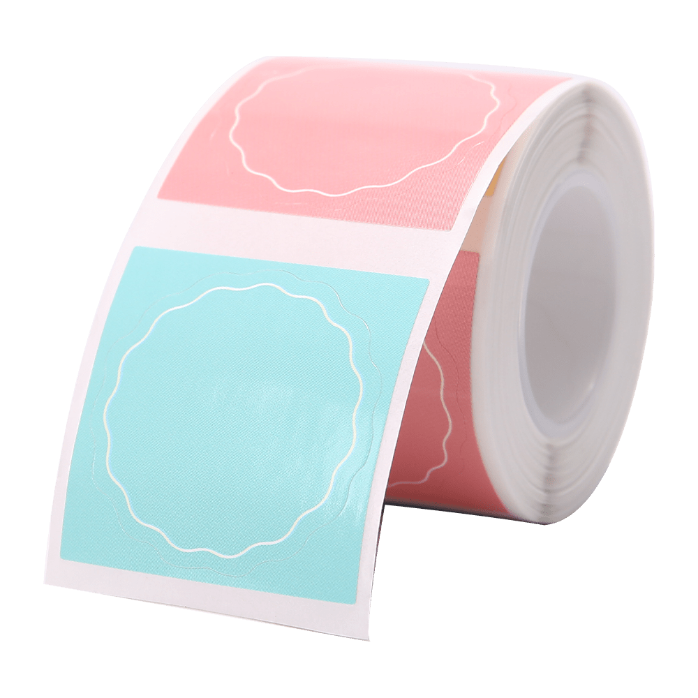 Niimbot Etikettrulle - Godis, runda 34 x 34 mm, 200 st (2 rullar) - LabelMate