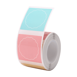 Niimbot Etikettrulle - Godis, runda 34 x 34 mm, 200 st (2 rullar) - LabelMate