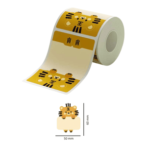 Tiger etikettrulle till niimbot