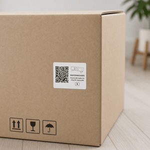 Vita etiketter - 75 x 105 mm (295-pack)